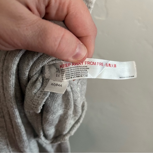 Anthropologie Saturday Sunday Elisabeth Maxi Dress Gray Size XS - Picture 8 of 9